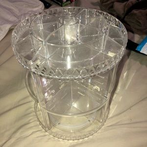 360 rotating cosmetic organizer